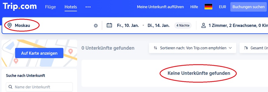 Keine Unterkunft gefunden