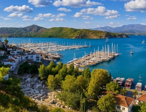 море на курорте Фетхие