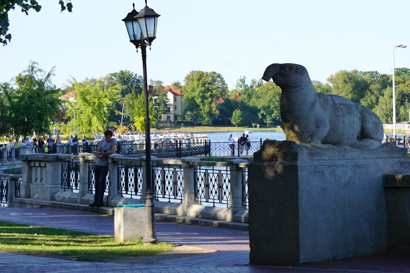 скульптура морского животного