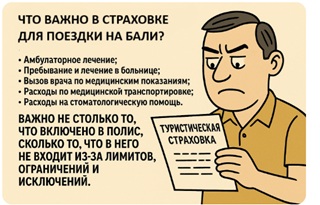 что входит в страховку для поездки на Бали
