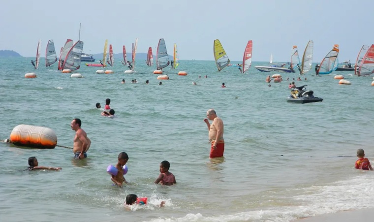 море в центре Паттайи