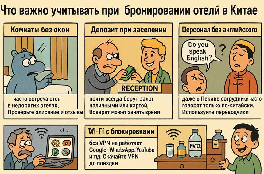 особенности отелей в Китае