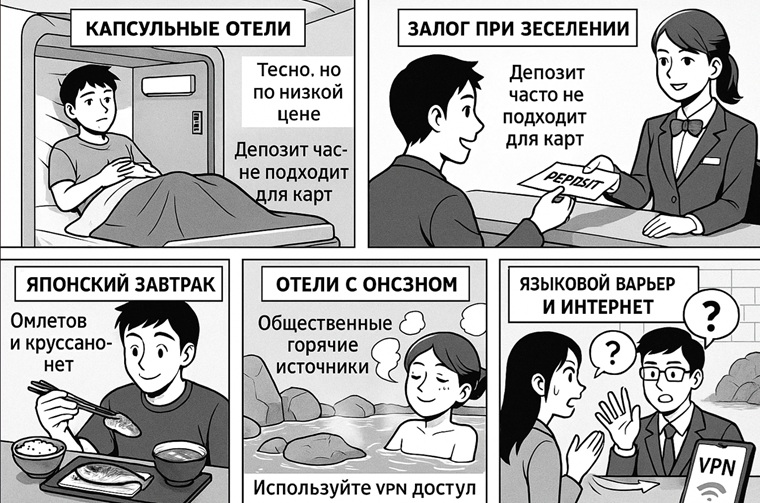 особенности японских отелей