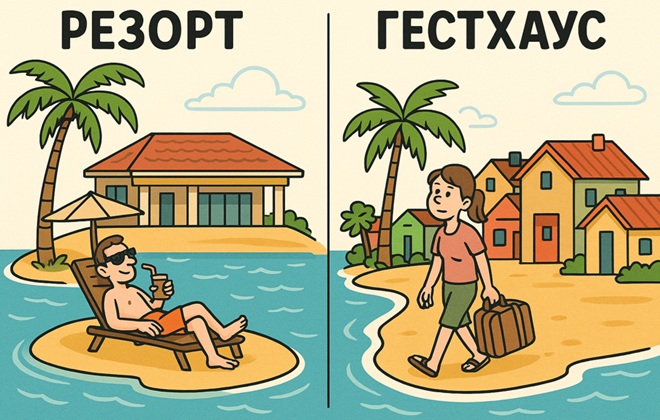 отличия резорта от гестхауса