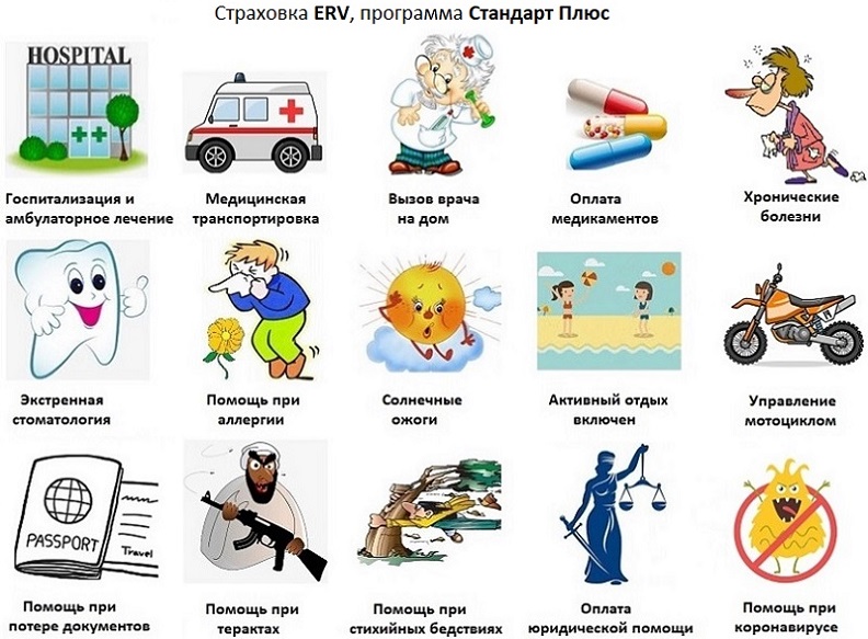 опции страховки ERV для Грузии